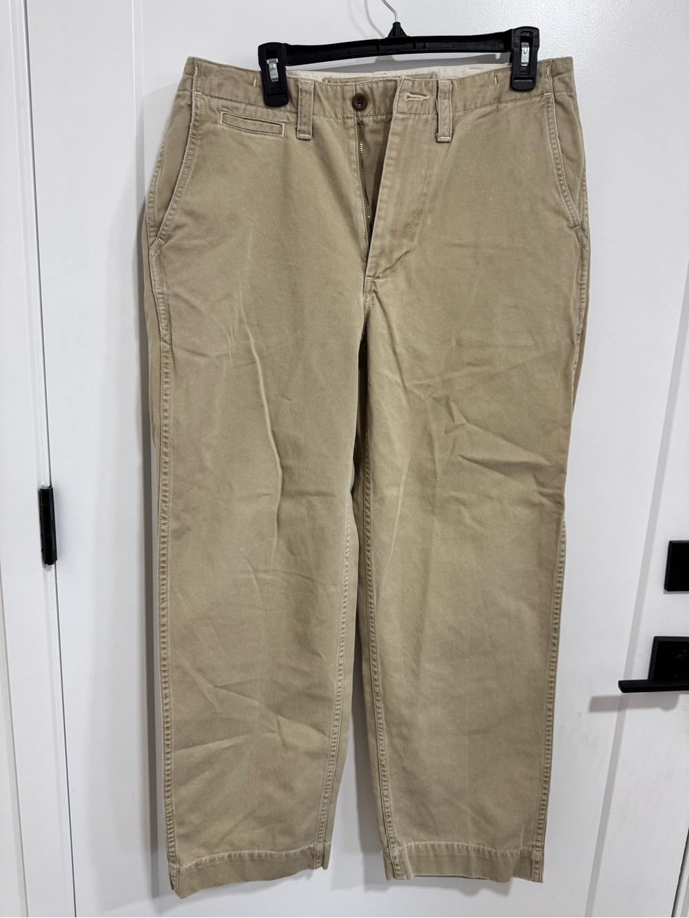 Polo Jeans Co/Ralph Lauren Men's Khaki Straight-Leg Chinos